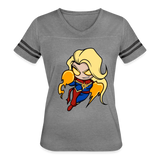 Character #104  Women’s Vintage Sport T-Shirt - heather gray/charcoal