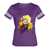 Character #104  Women’s Vintage Sport T-Shirt - vintage purple/white