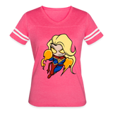 Character #104  Women’s Vintage Sport T-Shirt - vintage pink/white