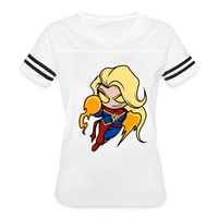 Character #104  Women’s Vintage Sport T-Shirt - white/black