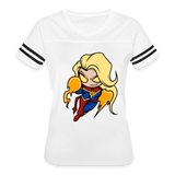 Character #104  Women’s Vintage Sport T-Shirt - white/black