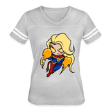 Character #104  Women’s Vintage Sport T-Shirt - heather gray/white