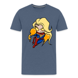 Character #104  Kids' Premium T-Shirt - heather blue