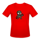 Character #105 Men’s Moisture Wicking Performance T-Shirt - red