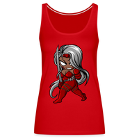 Character #106  Women’s Premium Tank Top - red