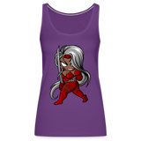 Character #106  Women’s Premium Tank Top - purple