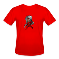 Character #106 Men’s Moisture Wicking Performance T-Shirt - red