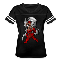 Character #106  Women’s Vintage Sport T-Shirt - black/white
