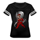 Character #106  Women’s Vintage Sport T-Shirt - black/white