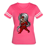 Character #106  Women’s Vintage Sport T-Shirt - vintage pink/white