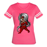 Character #106  Women’s Vintage Sport T-Shirt - vintage pink/white