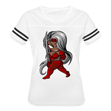 Character #106  Women’s Vintage Sport T-Shirt - white/black