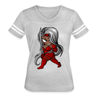 Character #106  Women’s Vintage Sport T-Shirt - heather gray/white