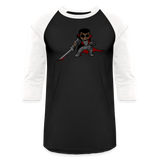 Character #107  Baseball T-Shirt - black/white