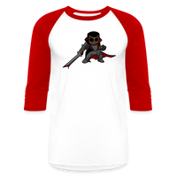 Character #107  Baseball T-Shirt - white/red