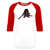 Character #107  Baseball T-Shirt - white/red