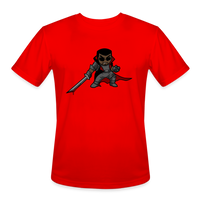 Character #107 Men’s Moisture Wicking Performance T-Shirt - red