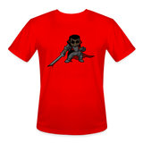 Character #107 Men’s Moisture Wicking Performance T-Shirt - red