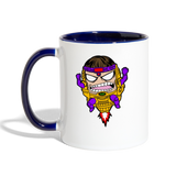 Character #108 Contrast Coffee Mug - white/cobalt blue