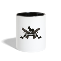 Character #108 Contrast Coffee Mug - white/black