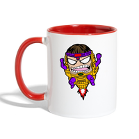 Character #108 Contrast Coffee Mug - white/red