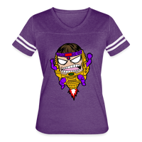 Character #108  Women’s Vintage Sport T-Shirt - vintage purple/white
