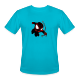 Character #110  Men’s Moisture Wicking Performance T-Shirt - turquoise