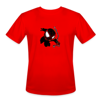 Character #110  Men’s Moisture Wicking Performance T-Shirt - red