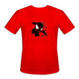 Character #110  Men’s Moisture Wicking Performance T-Shirt - red