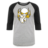 Character #112 Baseball T-Shirt - heather gray/black