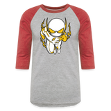 Character #112 Baseball T-Shirt - heather gray/red