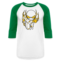 Character #112 Baseball T-Shirt - white/kelly green