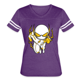 Character #112 Women’s Vintage Sport T-Shirt - vintage purple/white