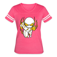 Character #112 Women’s Vintage Sport T-Shirt - vintage pink/white