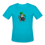 Character #114 Men’s Moisture Wicking Performance T-Shirt - turquoise