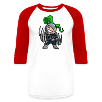 Character #114 Baseball T-Shirt - white/red