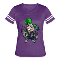 Character #114 Women’s Vintage Sport T-Shirt - vintage purple/white