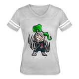 Character #114 Women’s Vintage Sport T-Shirt - heather gray/white