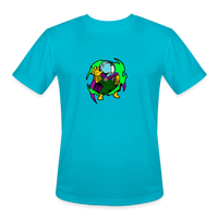 Character #115 Men’s Moisture Wicking Performance T-Shirt - turquoise