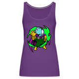 Character #115  Women’s Premium Tank Top - purple
