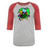 Character #115 Baseball T-Shirt - heather gray/red