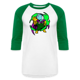 Character #115 Baseball T-Shirt - white/kelly green