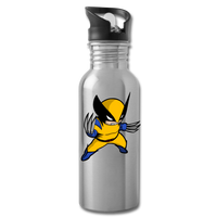 Character #1 Water Bottle - silver