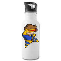Character #2 Water Bottle - white