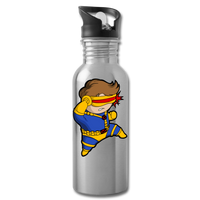 Character #2 Water Bottle - silver