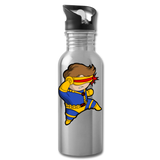 Character #2 Water Bottle - silver