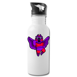 Character #3 Water Bottle - white