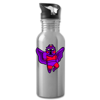 Character #3 Water Bottle - silver