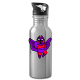 Character #3 Water Bottle - silver