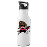 Character #4 Water Bottle - white